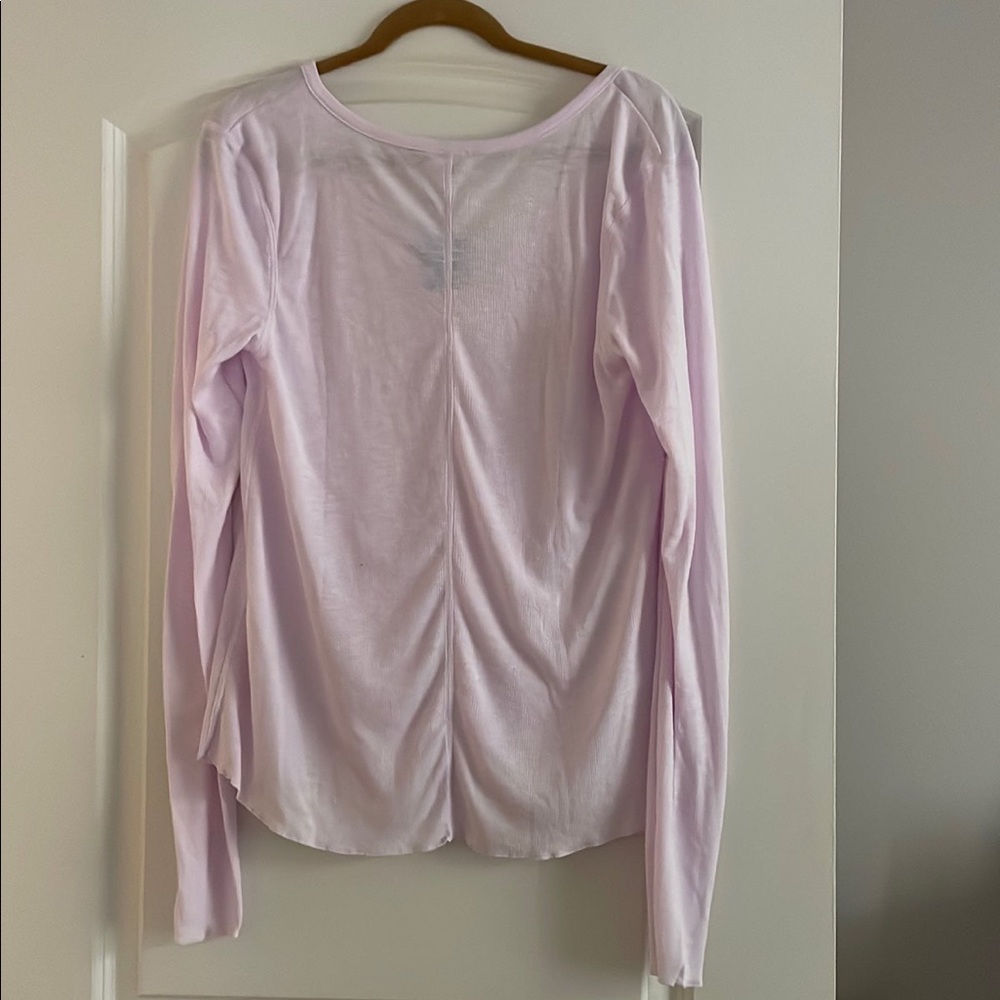 Free People Ribbed V-Neck Top - Picture 2 of 6